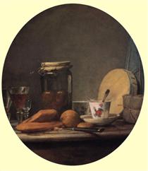 Jar of Apricots - Jean-Baptiste-Simeon Chardin