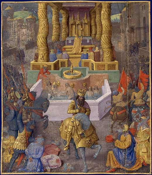 Capture of Jerusalem by Herod the Great, 1470 - 1475 - Жан Фуке