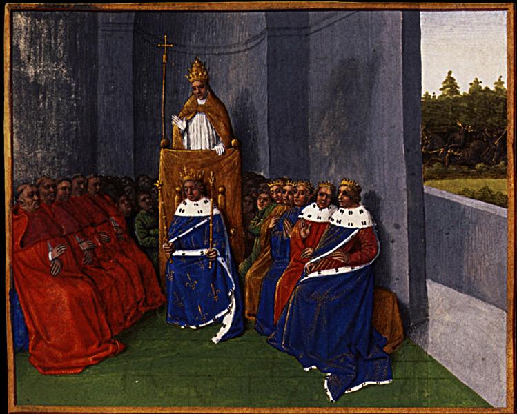 Preaching the First Crusade at Clermont, 1455 - 1460 - Jean Fouquet