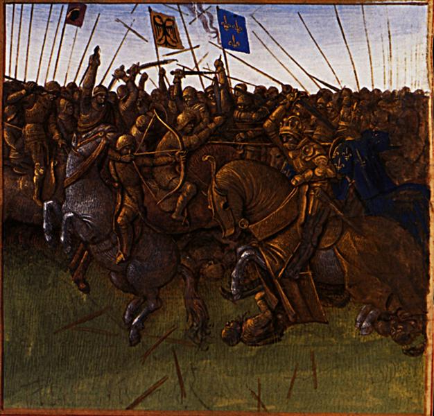 Victory of Louis III and Carloman on the Normans, 1455 - 1460 - Jean Fouquet