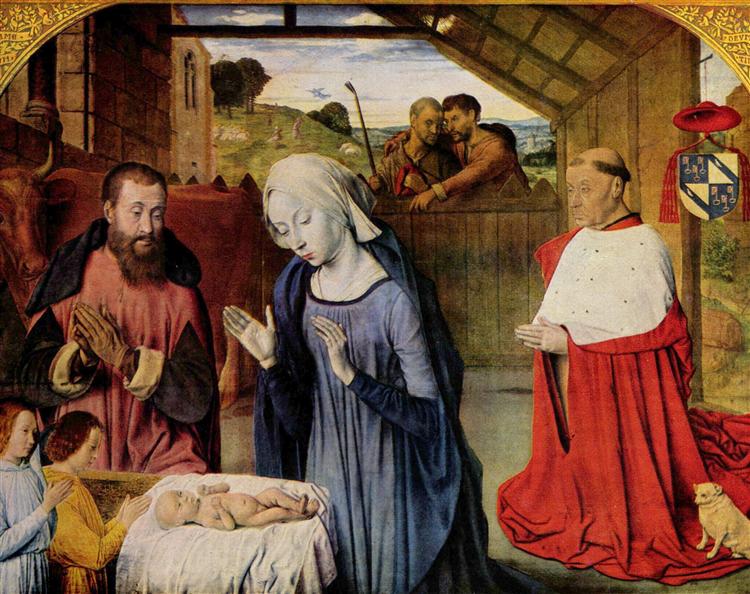 The Nativity, c.1490 - Mestre de Moulins