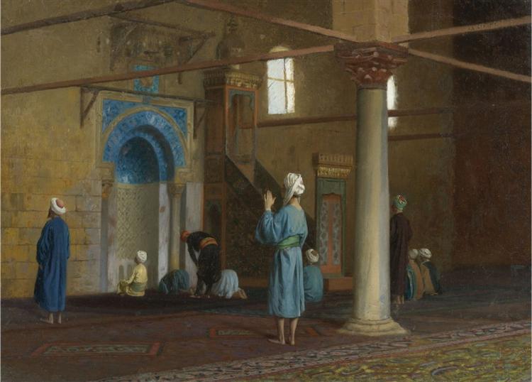 Prayer in the Mosque - Jean-Leon Gerome