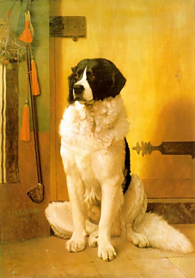 Study of a Dog - Jean-Leon Gerome