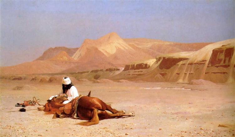 The Arab and his Steed, 1872 - 讓-里奧·傑洛姆