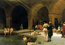 The Large Pool of Bursa - Jean-Leon Gerome