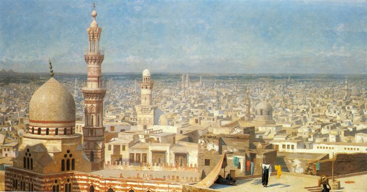 View of Cairo - Jean-Leon Gerome