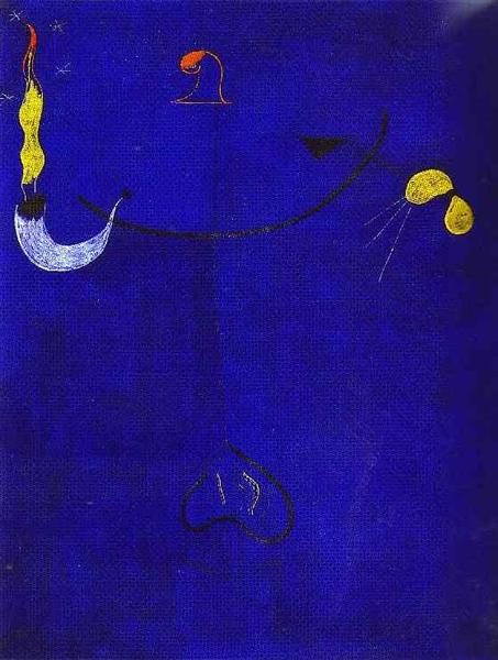 Catalan Peasant with a Guitar, c.1924 - Joan Miró