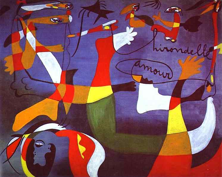 Swallow, Love, 1934 - Joan Miró