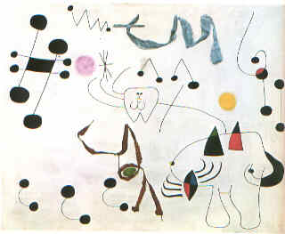 Women Sonando Evasion, 1945 - Joan Miró
