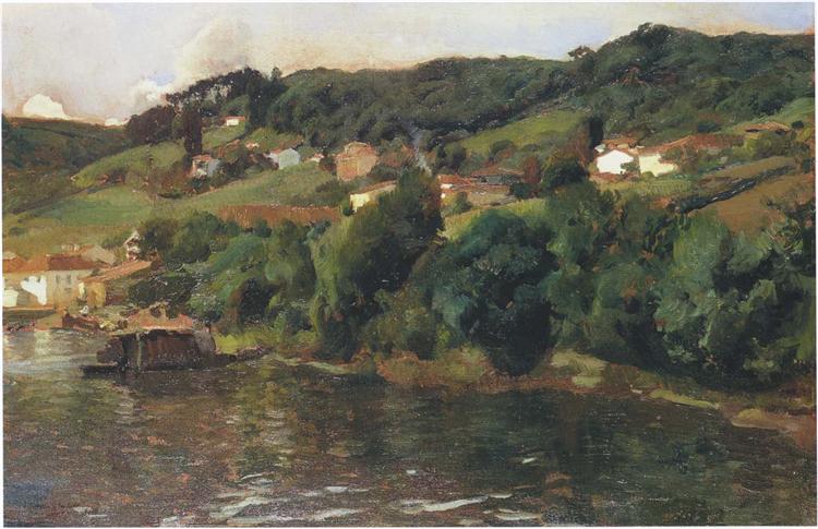Asturian Landscape, 1903 - 霍金‧索羅亞