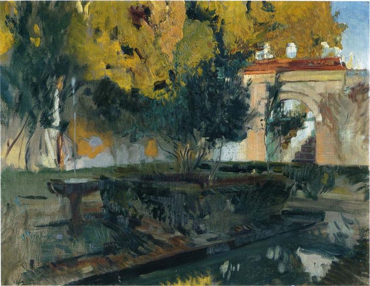 Generalife, Granada, 1910 - Joaquín Sorolla