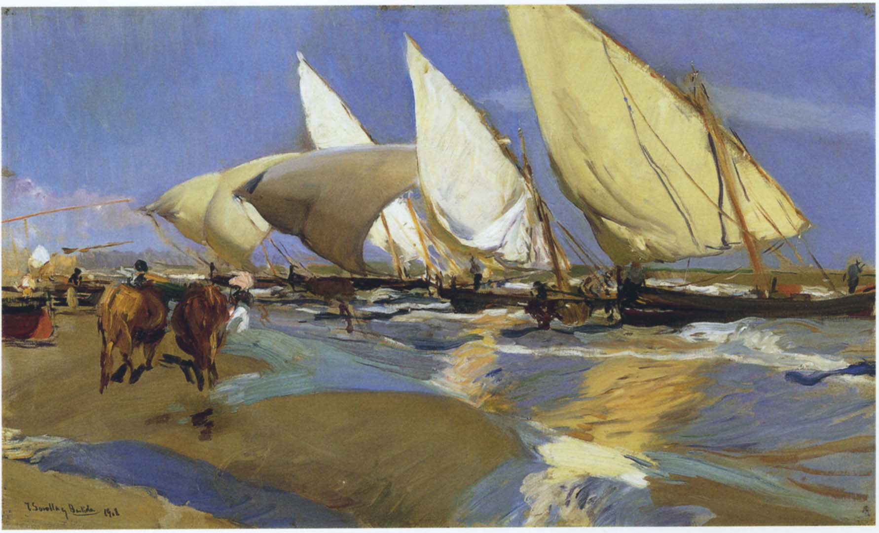 Return From Fishing 1908 Joaqu n Sorolla WikiArt Return From Fishing 1908 Joaqu n Sorolla WikiArt