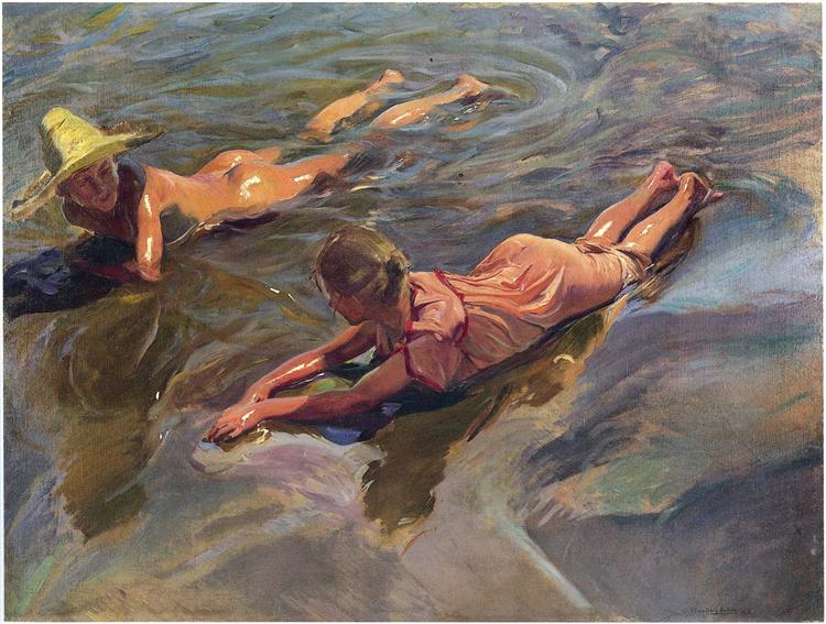 Sea Idyll, 1908 - Joaquin Sorolla
