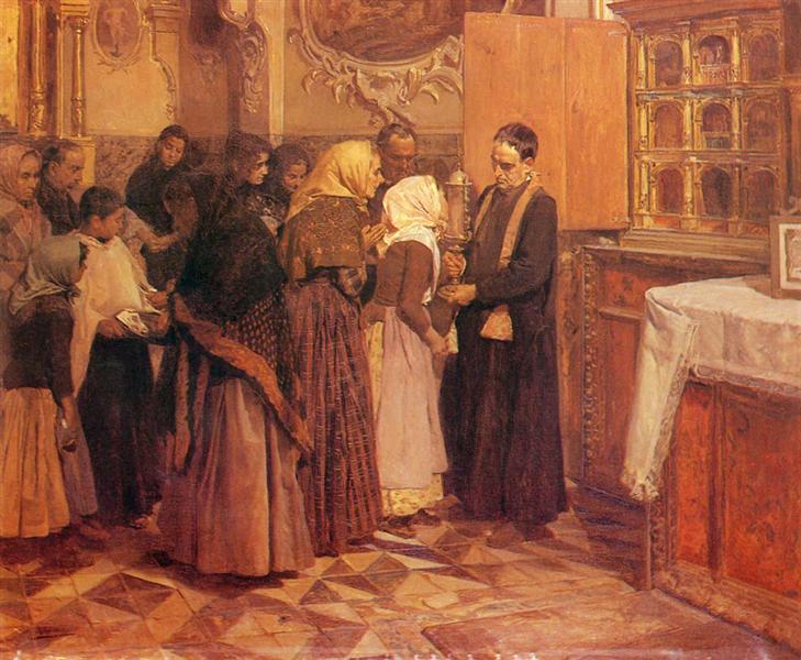 El Beso De La Reliquia, 1893 - Joaquin Sorolla