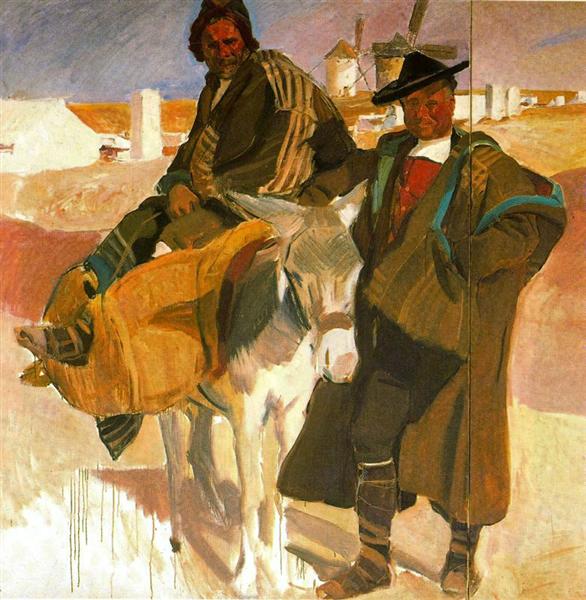 Types of La Mancha, 1912 - Joaquín Sorolla
