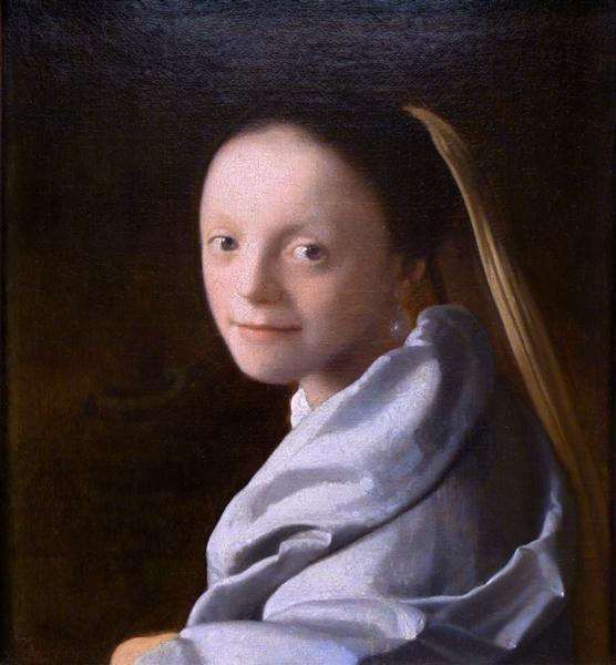 Portrait d'une jeune femme, c.1665 - c.1667 - Johannes Vermeer
