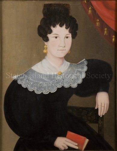 Portrait of Catherine Rachel (Winant) Cole, 1833 - Джон Брэдли