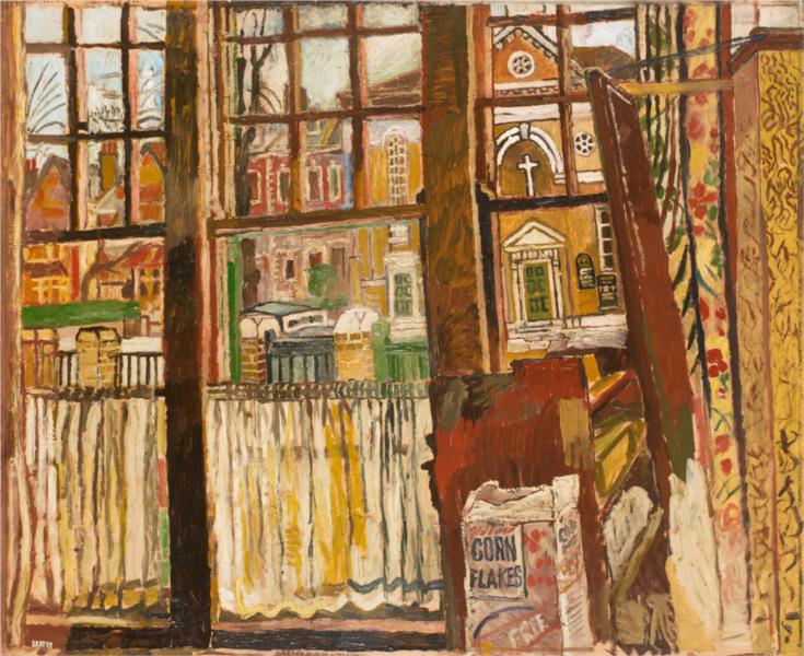 Window, Dartmouth Row, Blackheath, 1956 - John Bratby