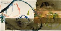 New River Watercolor, Series I, #5 - John Cage