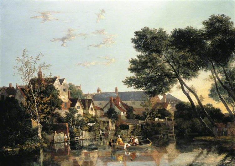 Norwich River: Afternoon, 1819 - Джон Кром