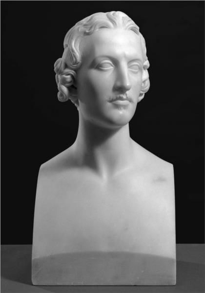 Bust of William Bewick, 1853 - Джон Гибсон