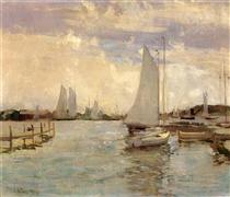 Gloucester Harbor - John Henry Twachtman