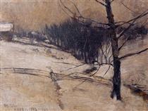 Snow Scene - John Henry Twachtman