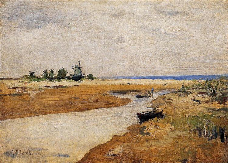 The Inlet, c.1881 - Джон Генри Твахтман (Tуоктмен)
