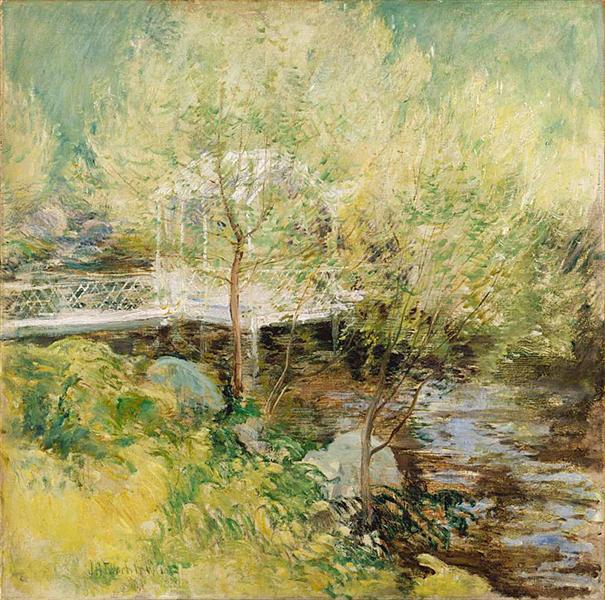 The White Bridge, c.1895 - c.1900 - Джон Генрі Твахтман (Tуоктмен)