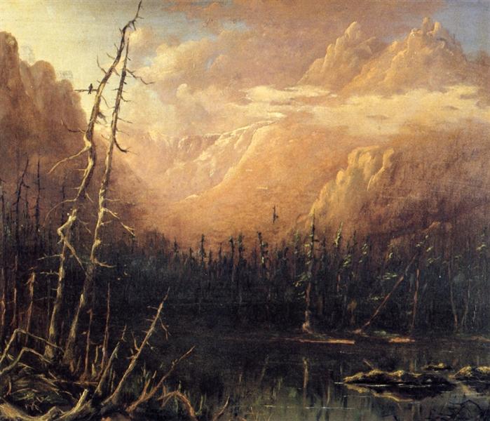 Tuckerman's Ravine, 1873 - Джон Генри Твахтман (Tуоктмен)