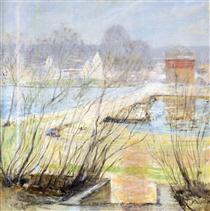 View from the Holley House - John Henry Twachtman
