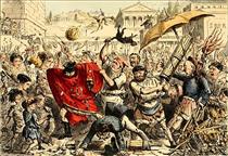 Appius Claudius Punished by the People - John Leech
