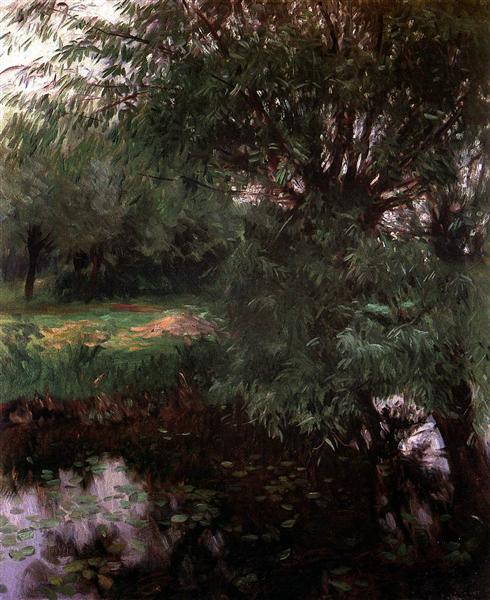 A Backwater at Wargrave, 1887 - 薩金特