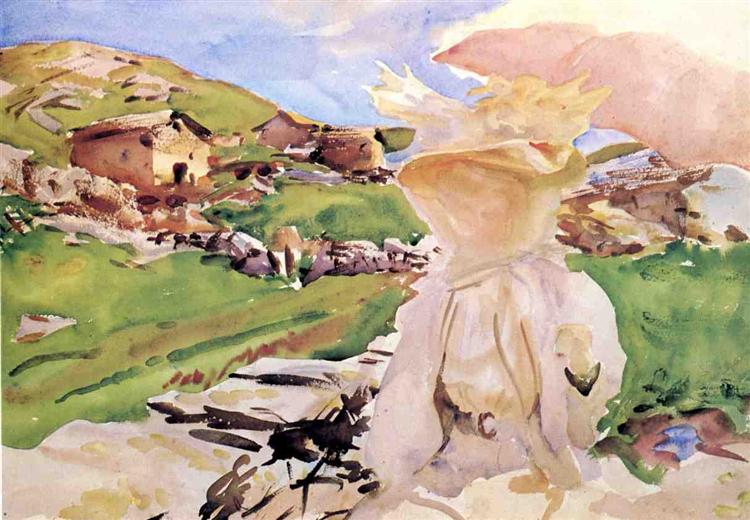 In the Simplon Pass, c.1910 - John Singer Sargent