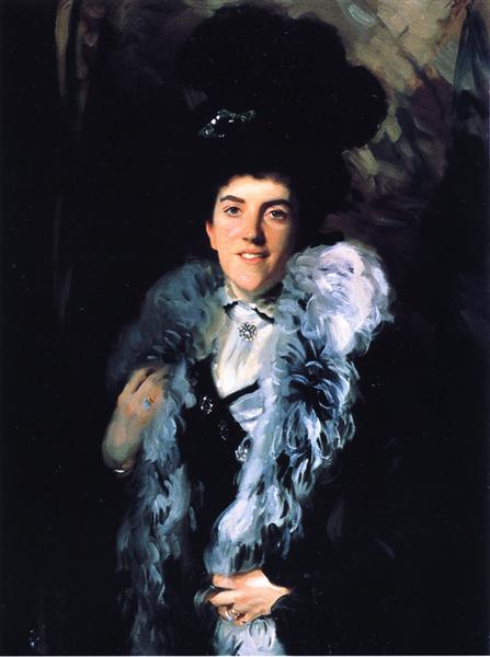 Mrs. John William Crombie (Minna Watson), c.1898 - Джон Сингер Сарджент