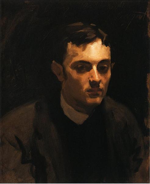 Portrait of Albert de Belleroche, 1882 - 薩金特