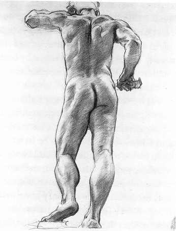 Standing Male Figure - Джон Сингер Сарджент