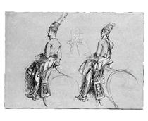 Two Equestrian Figures - John Singleton Copley
