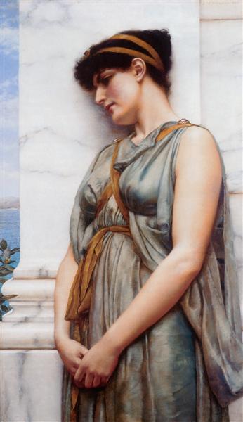 Pompeian Girl, 1889 - John William Godward