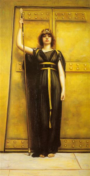 The Priestess, 1895 - John William Godward