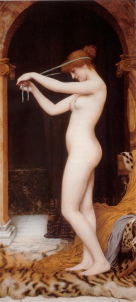 Venus Binding her Hair, 1897 - Джон Уильям Годвард
