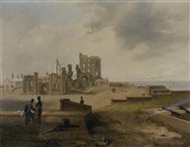 Tynemouth Priory from the East - John Wilson Carmichael