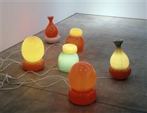 Untitled (set of 6 lamps) - Хорхе Прадо