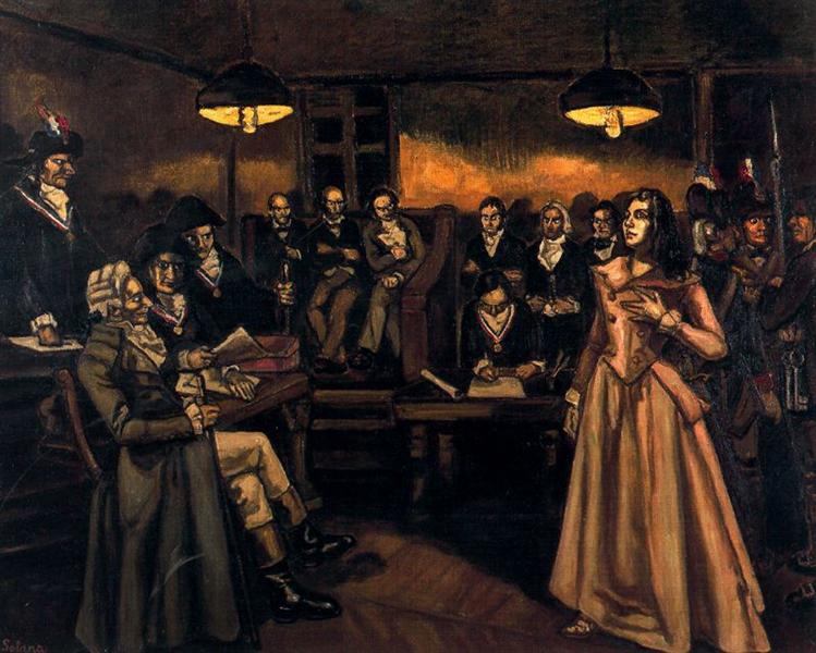 The Trial of Madame Roland, 1929 - José Gutiérrez-Solana