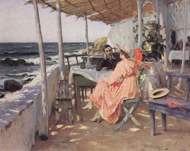 Praia das Maçãs, 1918 - Jose Malhoa