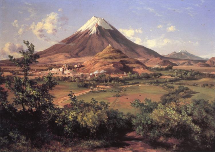Popocatépetl e Iztaccihuatl - Хосе Мария Веласко
