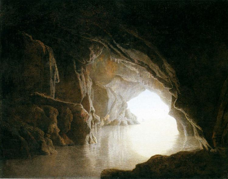A Cavern, Evening, 1774 - Joseph Wright of Derby