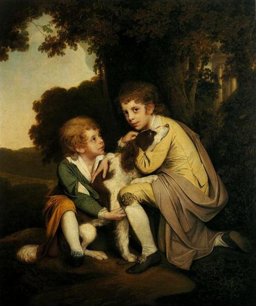 Thomas and Joseph Pickford as Children, 1779 - Joseph Wright