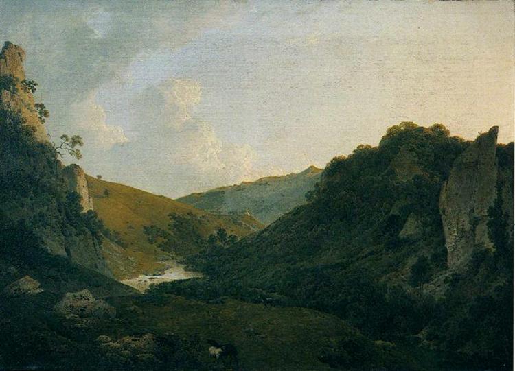 View in Dovedale, 1786 - Joseph Wright