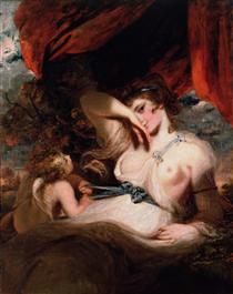 Cupid Unfastening the Girdle of Venus - Джошуа Рейнольдс